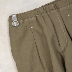 And Wander Linen Drawstring Pants Khaki