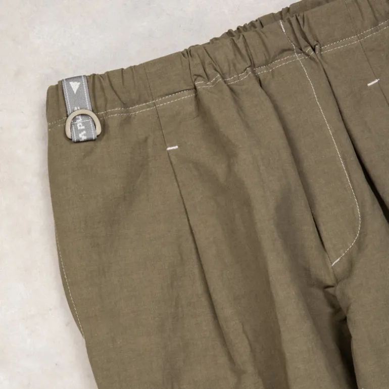 And Wander Linen Drawstring Pants Khaki