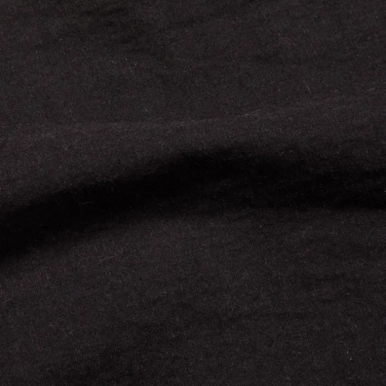 And Wander Linen Drawstring Pants Black
