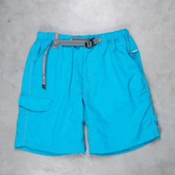 And Wander Ny Taffeta Hiker Shorts Blue