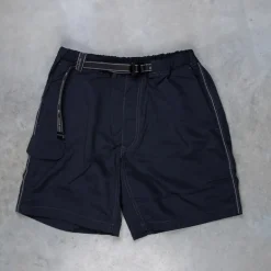 And Wander Ny Taffeta Hiker Shorts Black