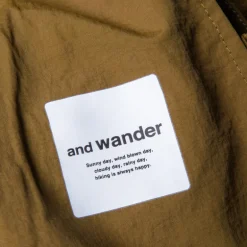 And Wander Ny Taffeta Hiker Pants Khaki