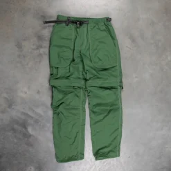 And Wander NY Taffeta 2-Way Pants D. Green