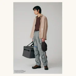 And Wander NY Taffeta 2-Way Pants Gray