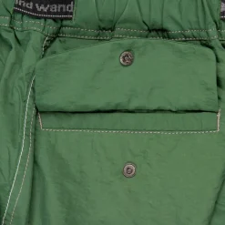 And Wander NY Taffeta 2-Way Pants D. Green
