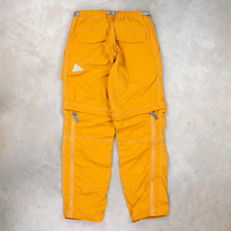 And Wander NY Taffeta 2-Way Pants Yellow