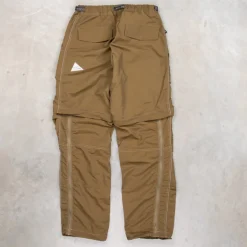 And Wander NY Taffeta 2-Way Pants D.Khaki