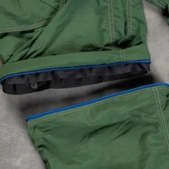 And Wander NY Taffeta 2-Way Pants D. Green
