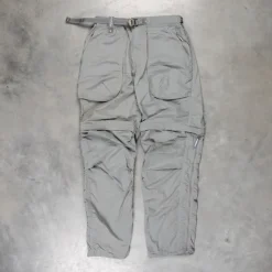 And Wander NY Taffeta 2-Way Pants Gray
