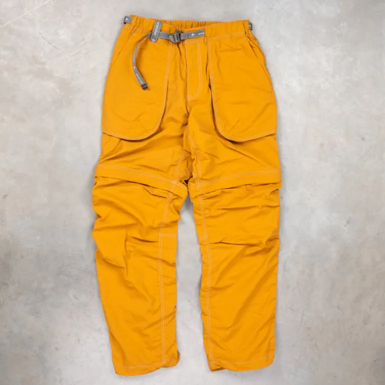 And Wander NY Taffeta 2-Way Pants Yellow