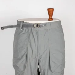 And Wander NY Taffeta 2-Way Pants Gray