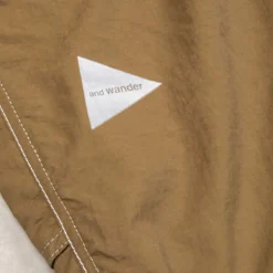 And Wander NY Taffeta 2-Way Pants D.Khaki