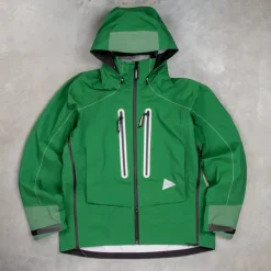 And Wander PERTEX SHIELD Rain Jacket Green