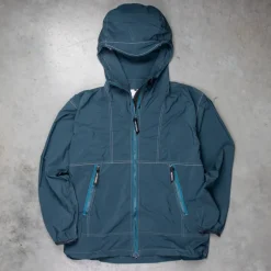 And Wander Pertex Wind Jacket Dark Blue