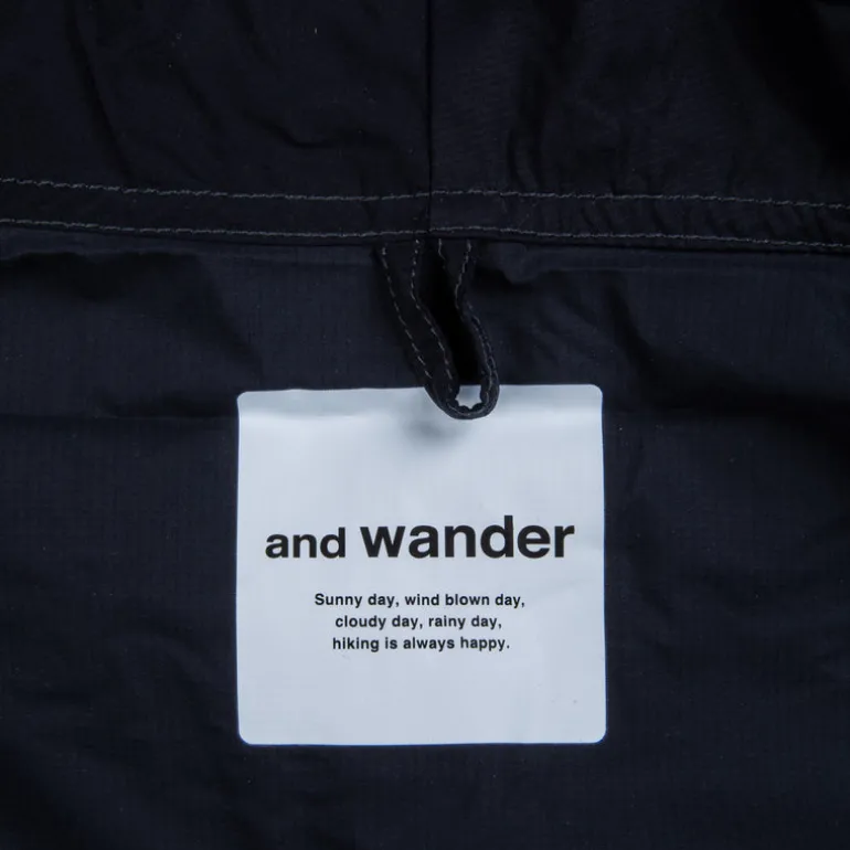 And Wander Pertex wind jacket black