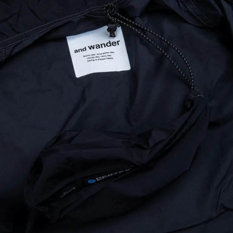 And Wander Pertex wind jacket black
