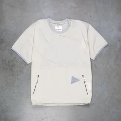 And Wander Pertex Wind T Off-White