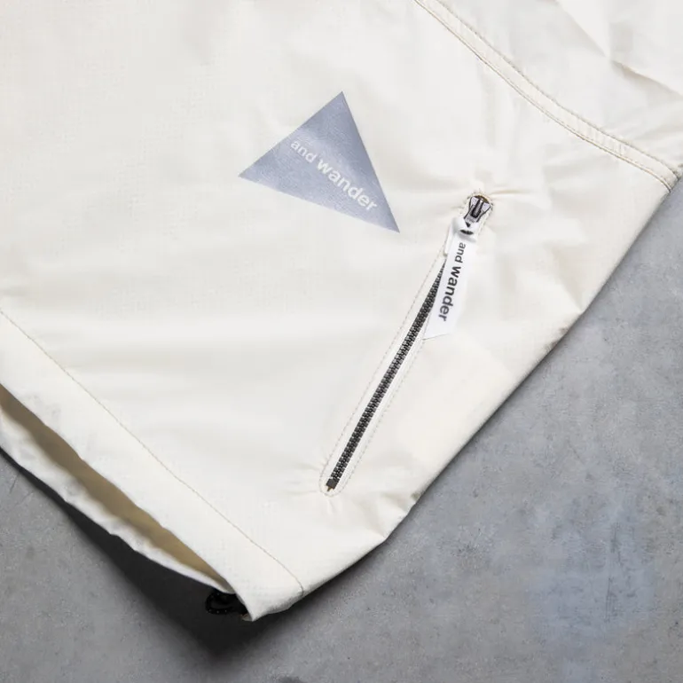 And Wander Pertex Wind T Off-White