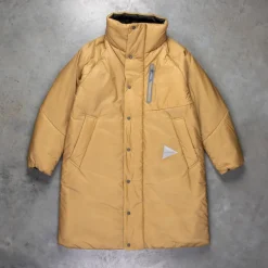 And Wander Primaloft Rip Coat Beige