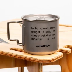 And Wander Titanium Mug 500