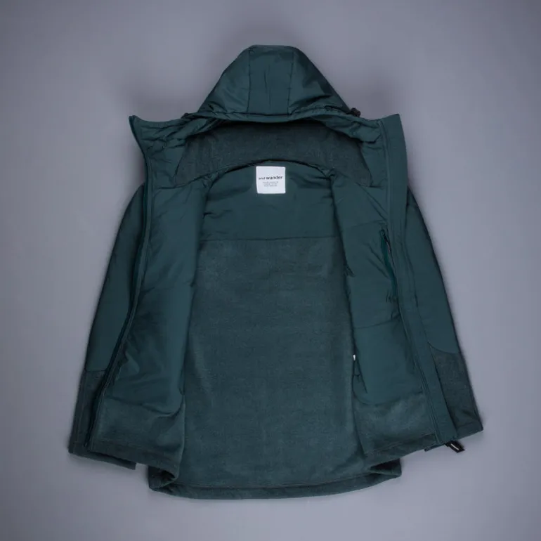 And Wander Top Fleece Jacket Green