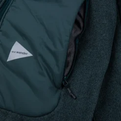 And Wander Top Fleece Jacket Green
