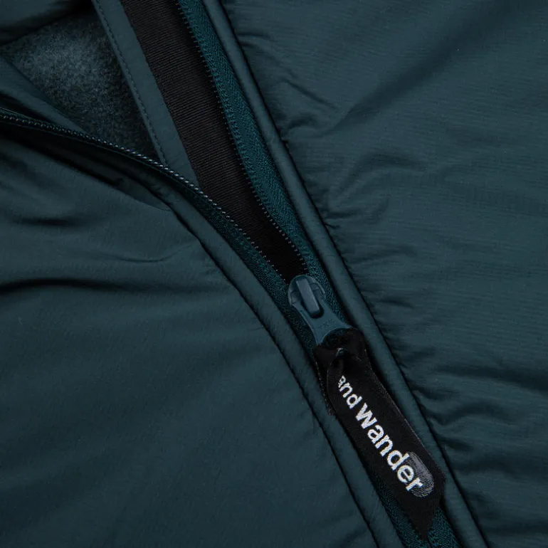 And Wander Top Fleece Jacket Green