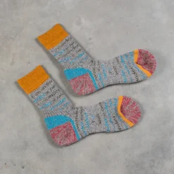And Wander Wool Socks L.Gray