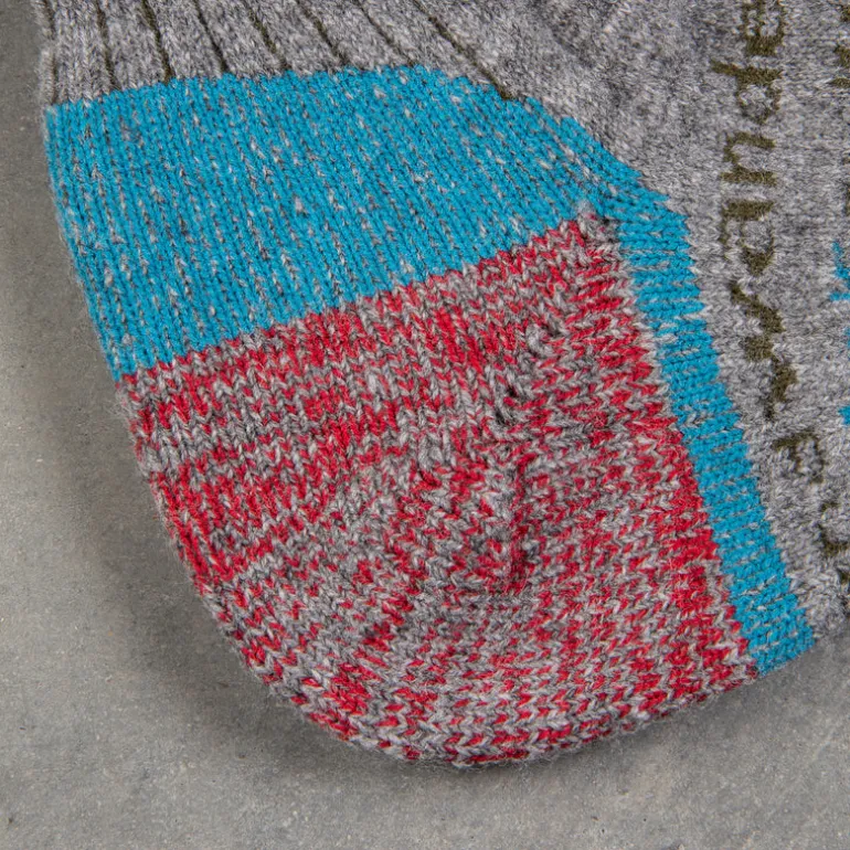 And Wander Wool Socks L.Gray