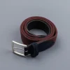 Anderson's x Frans Boone woven belt Burgundy Blu-suede