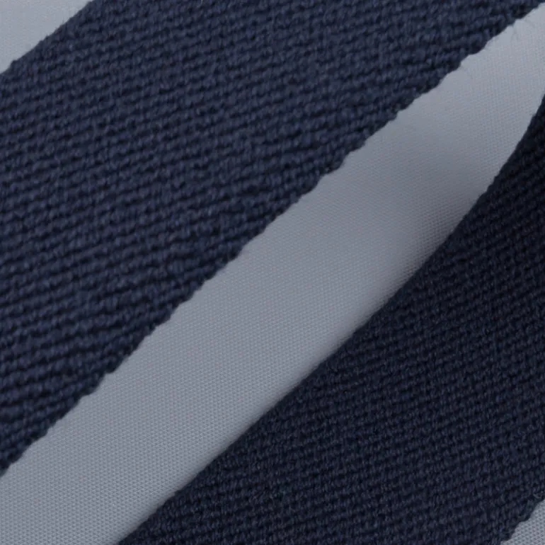 Anderson's x Frans Boone woven belt Navy - Burgundy suede