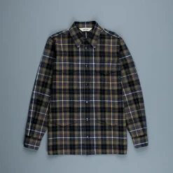 Aspesi Hercules Shirt Cotton Flannel Militairy Check