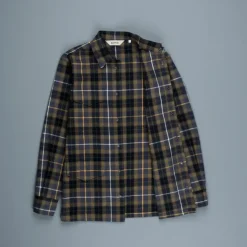 Aspesi Hercules Shirt Cotton Flannel Militairy Check