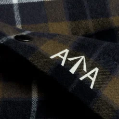 Aspesi Hercules Shirt Cotton Flannel Militairy Check