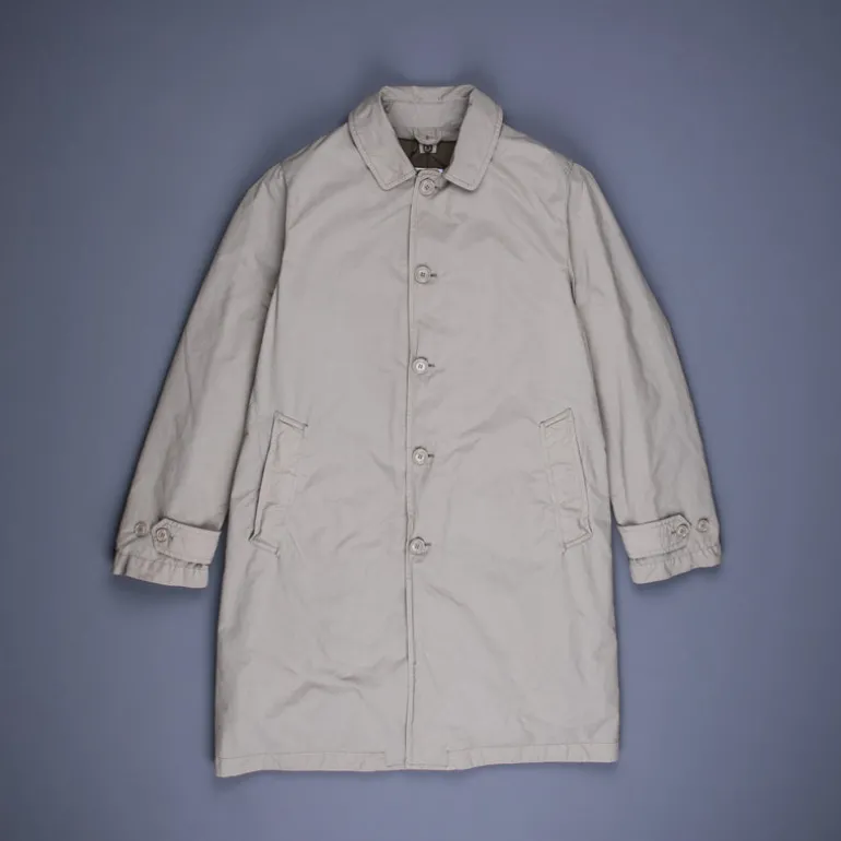 Aspesi Vodka Long Raincoat Stucco
