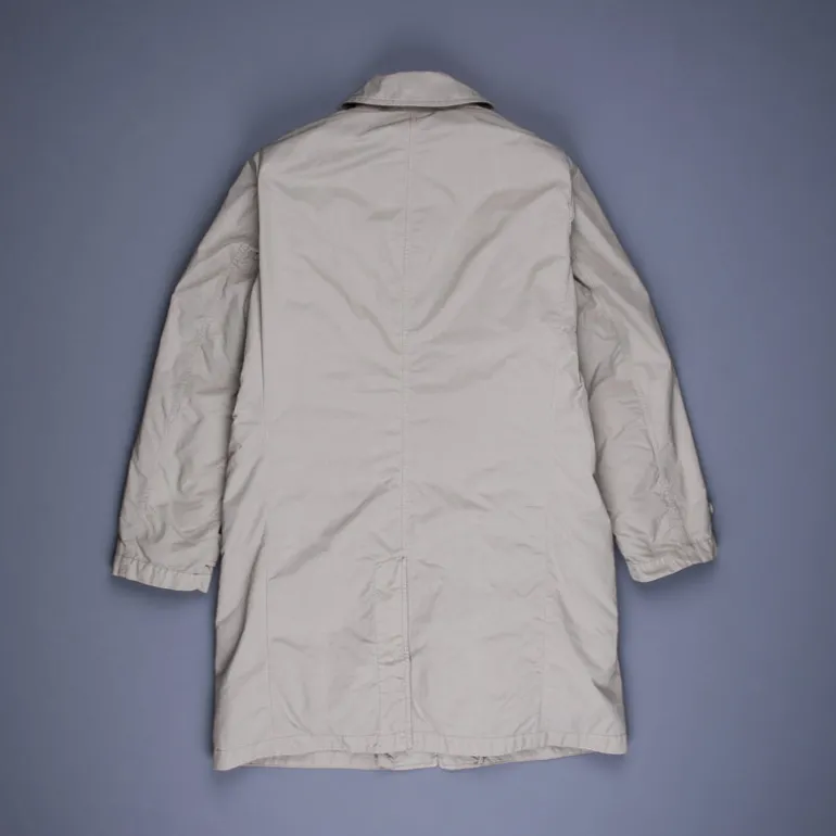 Aspesi Vodka Long Raincoat Stucco
