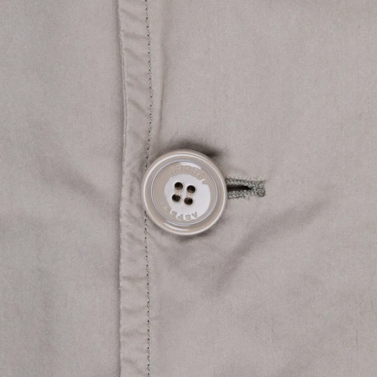 Aspesi Vodka Long Raincoat Stucco