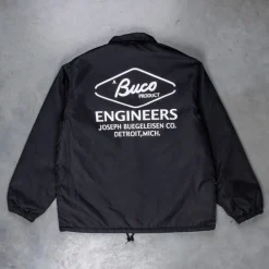 Buco Acrylic Lined Coach Jacket / Engineer Black