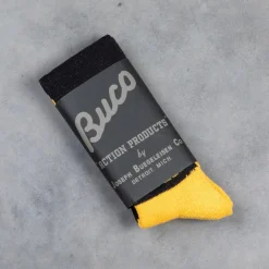 Buco Striped Action Socks Yellow/Black