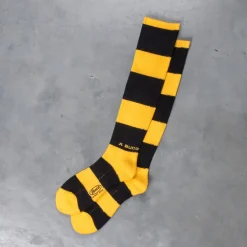 Buco Striped Action Socks Yellow/Black