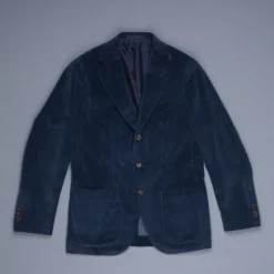 Caruso Aida Cashco Corduroy Jacket Blu