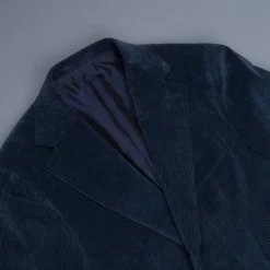 Caruso Aida Cashco Corduroy Jacket Blu