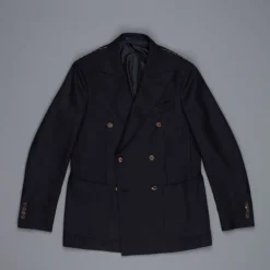 Caruso Aida drop 8 herringbone wool jacket