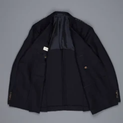 Caruso Aida drop 8 herringbone wool jacket