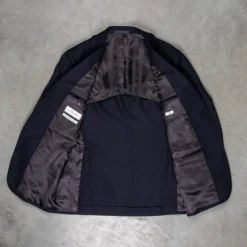 Caruso Aida Hopsack Blazer Dark Blue