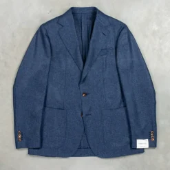 Caruso Butterfly Jacket 100% Cashmere Blu