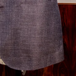 Caruso Butterfly Jacket Wool Silk Linen Brown