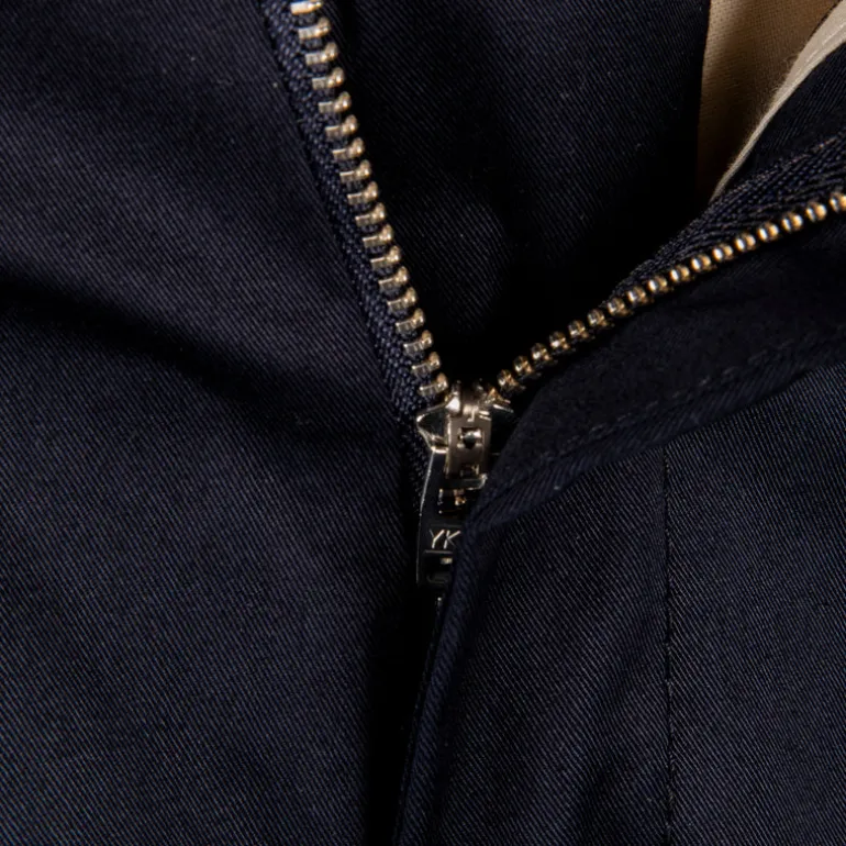Caruso Pantaloni Cottone Stretch Blu Notte