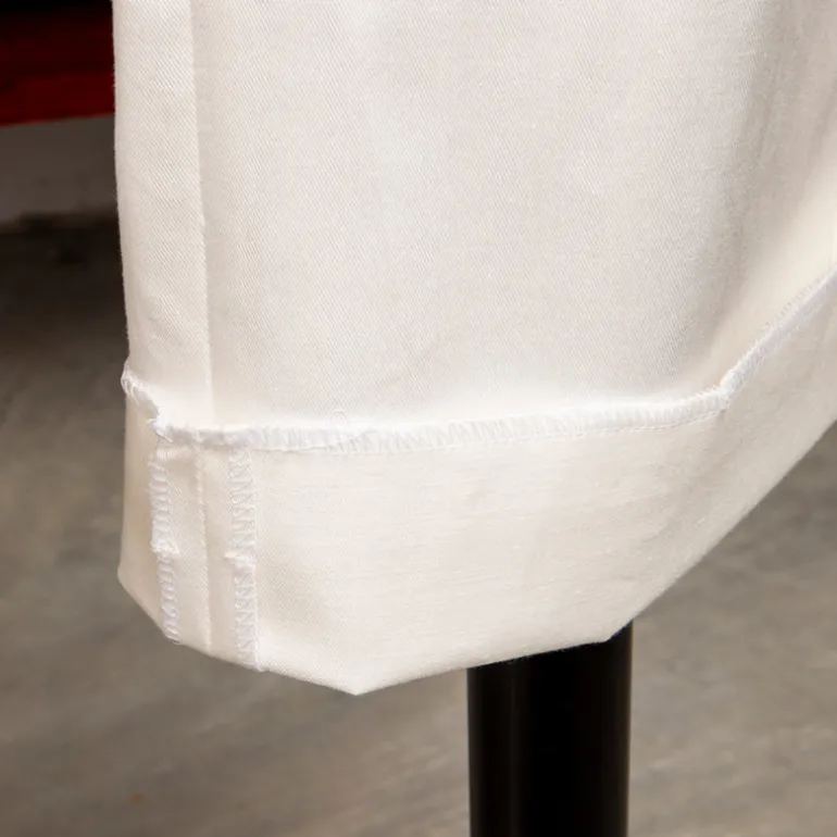 Caruso Pantaloni Cottone Stretch Bianco Sporco