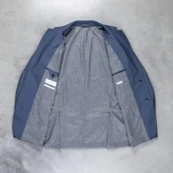 Caruso Traviata Jacket Nylon Navy Acciaio